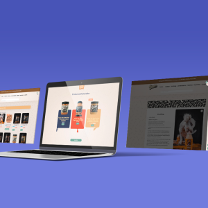 Diseño de tienda online con productos destacados, página de detalles y carrito de compras